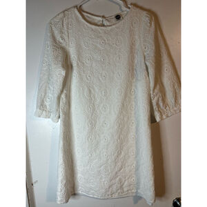Vintage Women's J&M Clothing White Dress